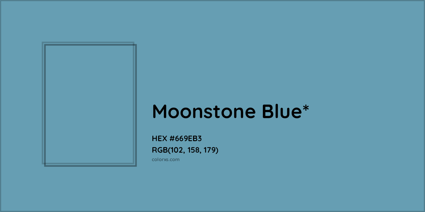 HEX #669EB3 Color Name, Color Code, Palettes, Similar Paints, Images