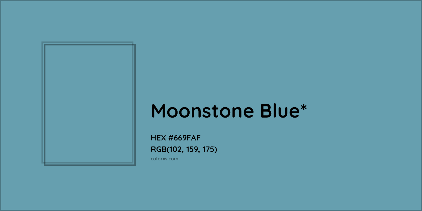 HEX #669FAF Color Name, Color Code, Palettes, Similar Paints, Images