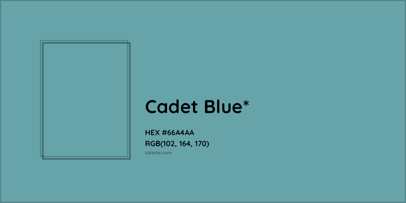 HEX #66A4AA Color Name, Color Code, Palettes, Similar Paints, Images