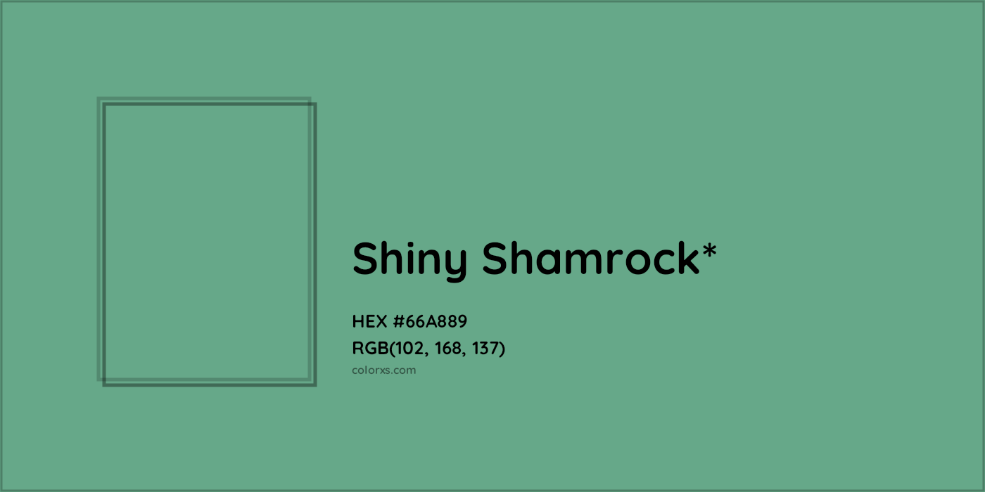 HEX #66A889 Color Name, Color Code, Palettes, Similar Paints, Images