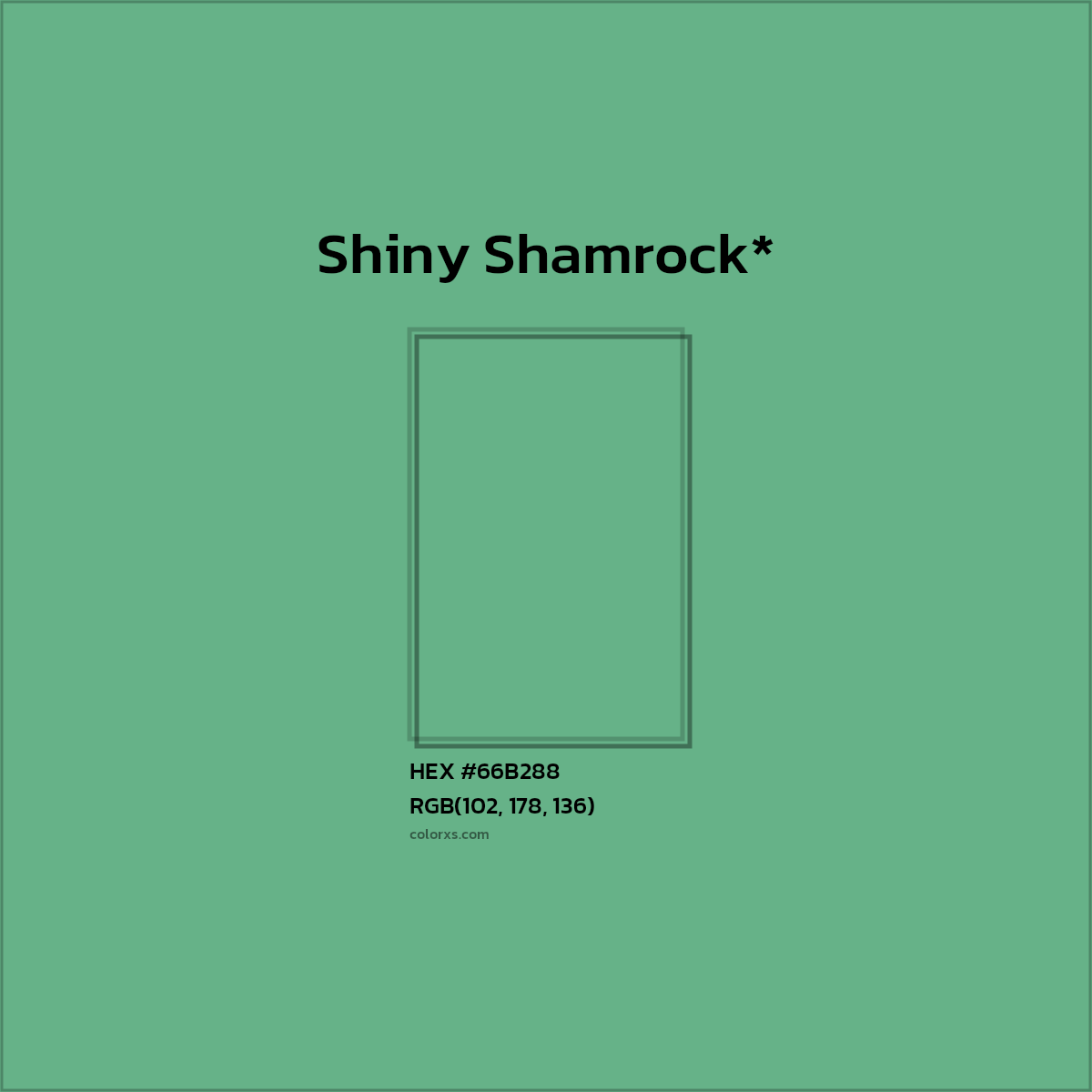 HEX #66B288 Color Name, Color Code, Palettes, Similar Paints, Images