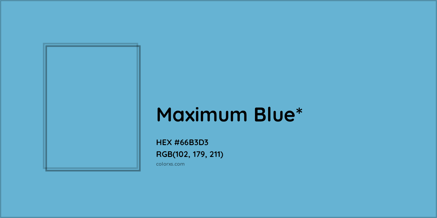HEX #66B3D3 Color Name, Color Code, Palettes, Similar Paints, Images