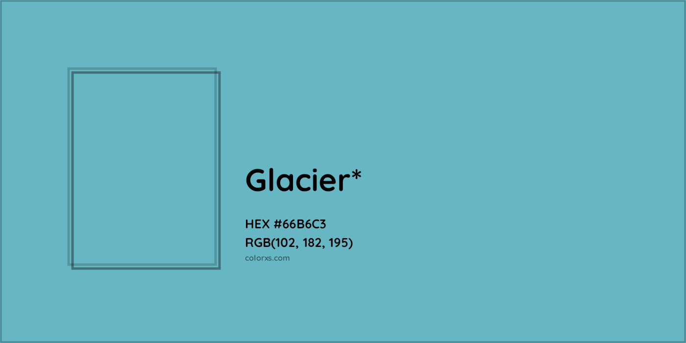 HEX #66B6C3 Color Name, Color Code, Palettes, Similar Paints, Images