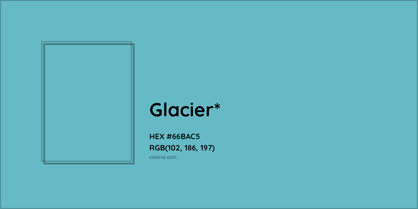 HEX #66BAC5 Color Name, Color Code, Palettes, Similar Paints, Images