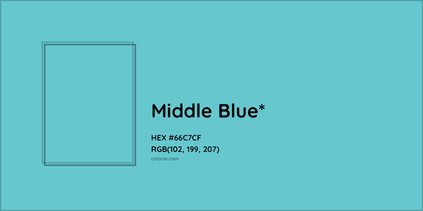 HEX #66C7CF Color Name, Color Code, Palettes, Similar Paints, Images