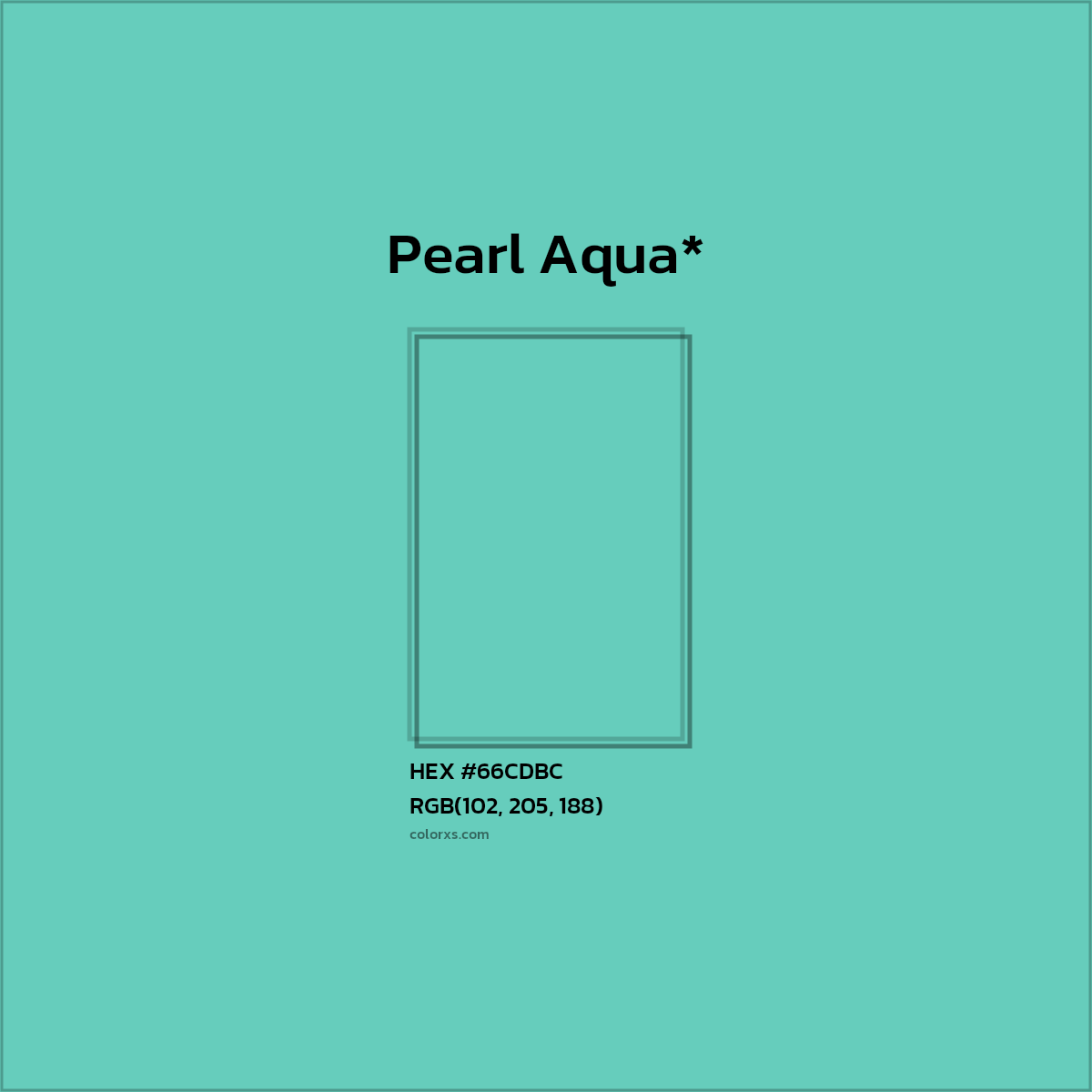 HEX #66CDBC Color Name, Color Code, Palettes, Similar Paints, Images