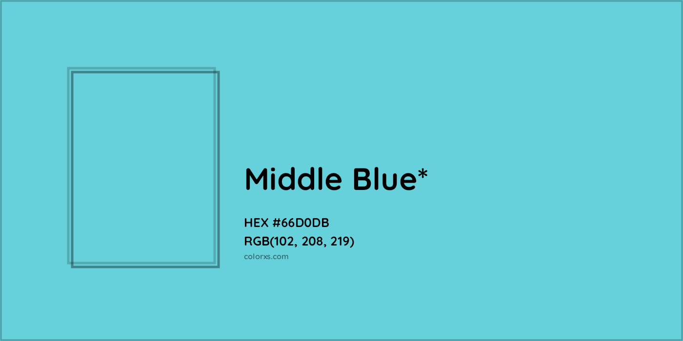 HEX #66D0DB Color Name, Color Code, Palettes, Similar Paints, Images