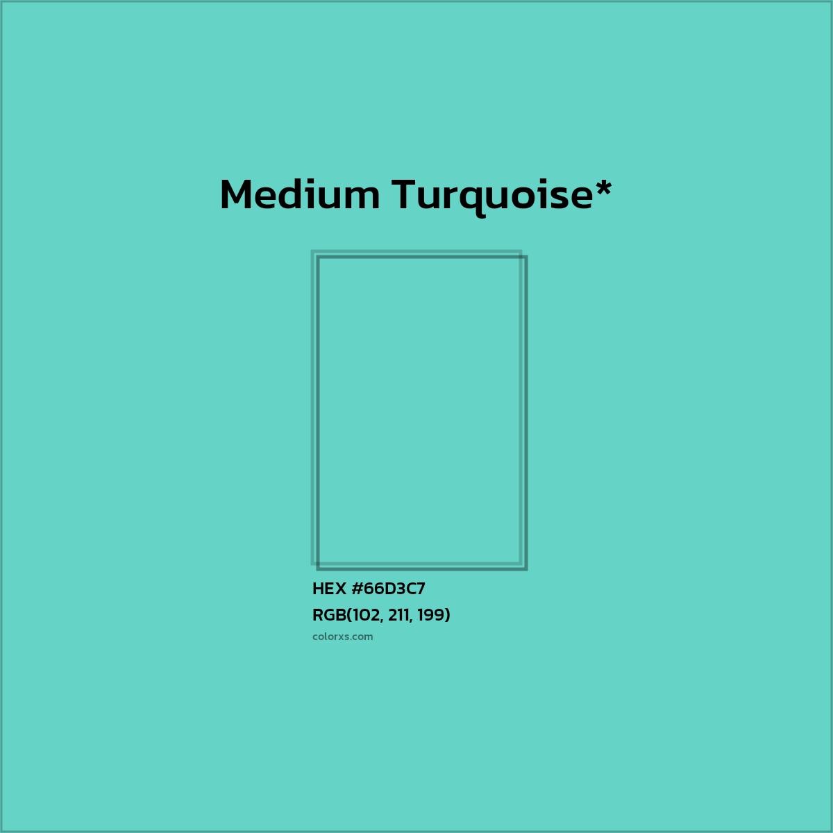 HEX #66D3C7 Color Name, Color Code, Palettes, Similar Paints, Images