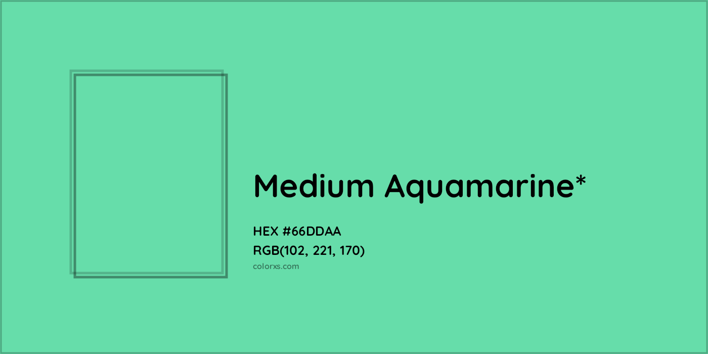 HEX #66DDAA Color Name, Color Code, Palettes, Similar Paints, Images