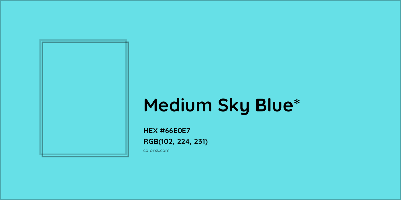 HEX #66E0E7 Color Name, Color Code, Palettes, Similar Paints, Images