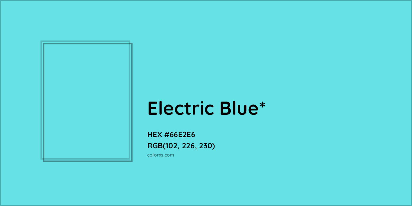 HEX #66E2E6 Color Name, Color Code, Palettes, Similar Paints, Images