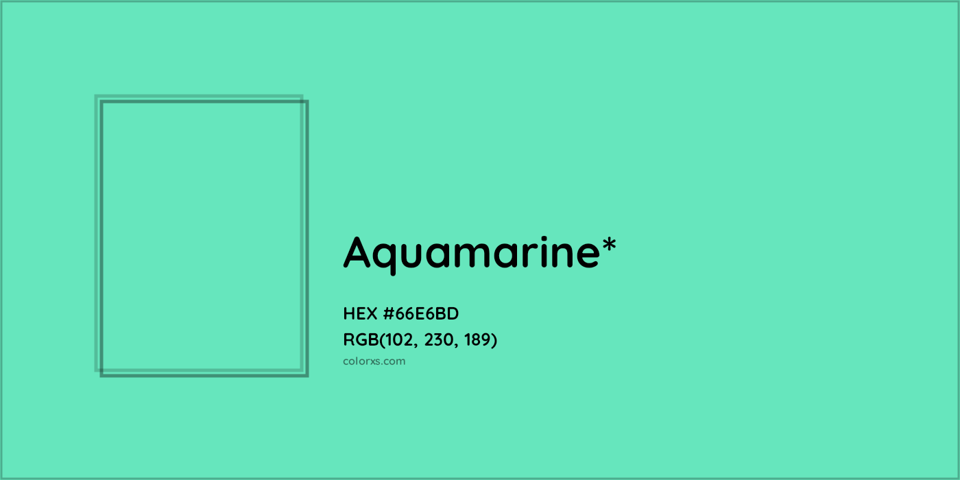 HEX #66E6BD Color Name, Color Code, Palettes, Similar Paints, Images