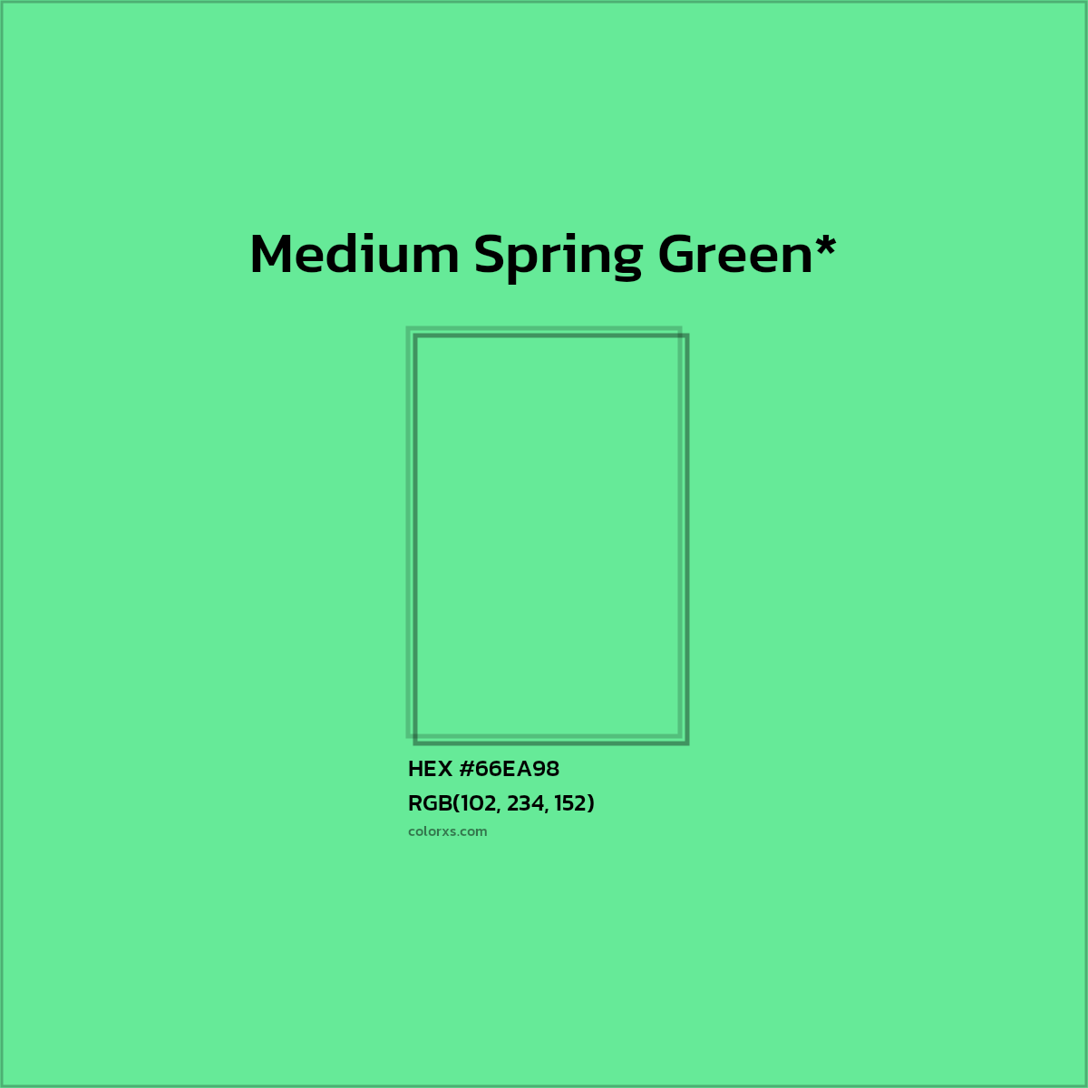 HEX #66EA98 Color Name, Color Code, Palettes, Similar Paints, Images