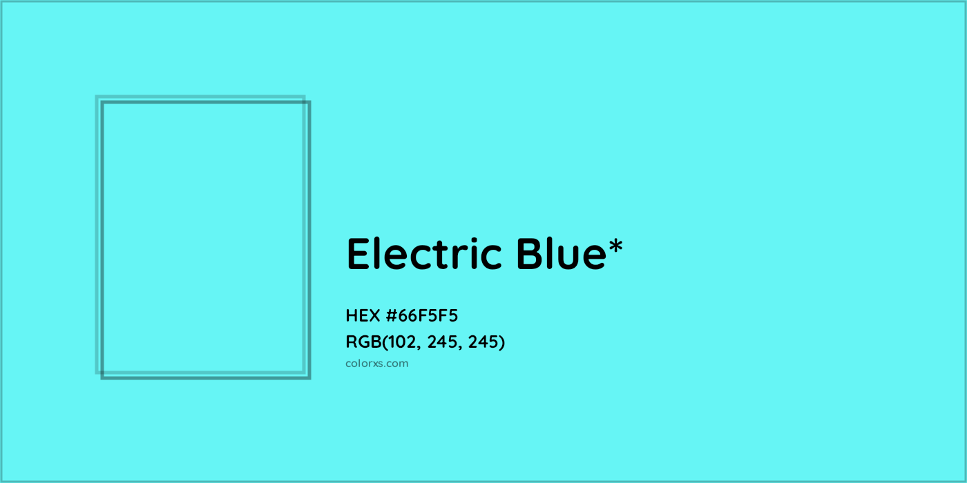 HEX #66F5F5 Color Name, Color Code, Palettes, Similar Paints, Images