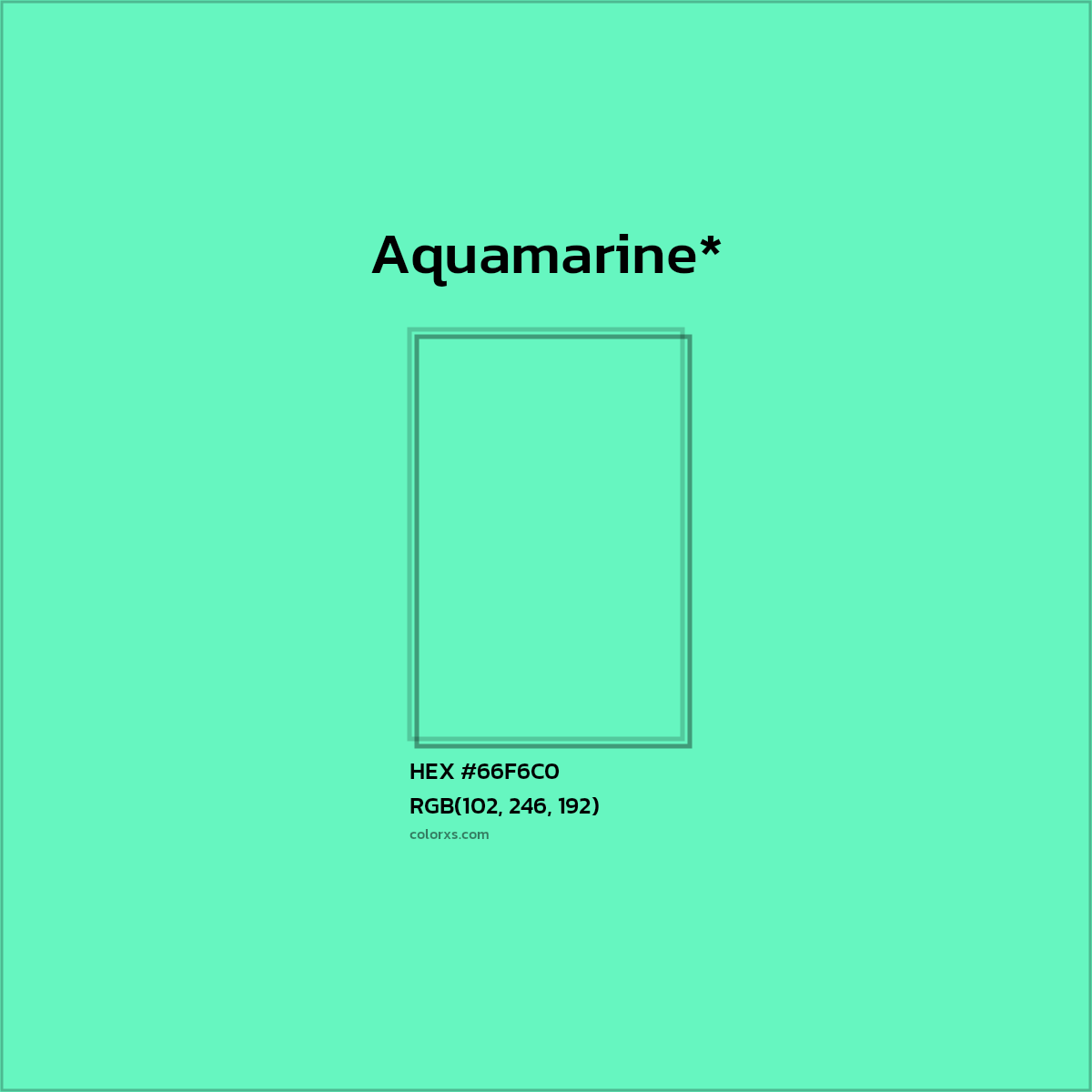 HEX #66F6C0 Color Name, Color Code, Palettes, Similar Paints, Images