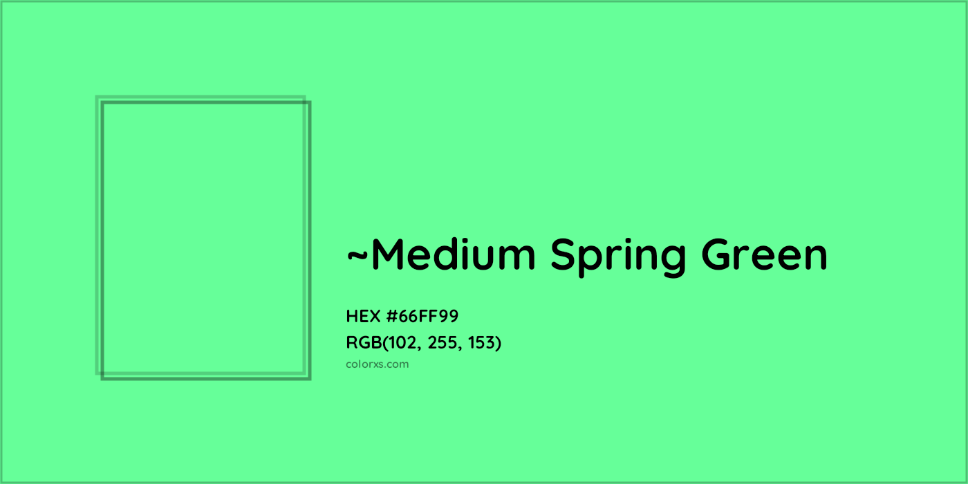 HEX #66FF99 Color Name, Color Code, Palettes, Similar Paints, Images