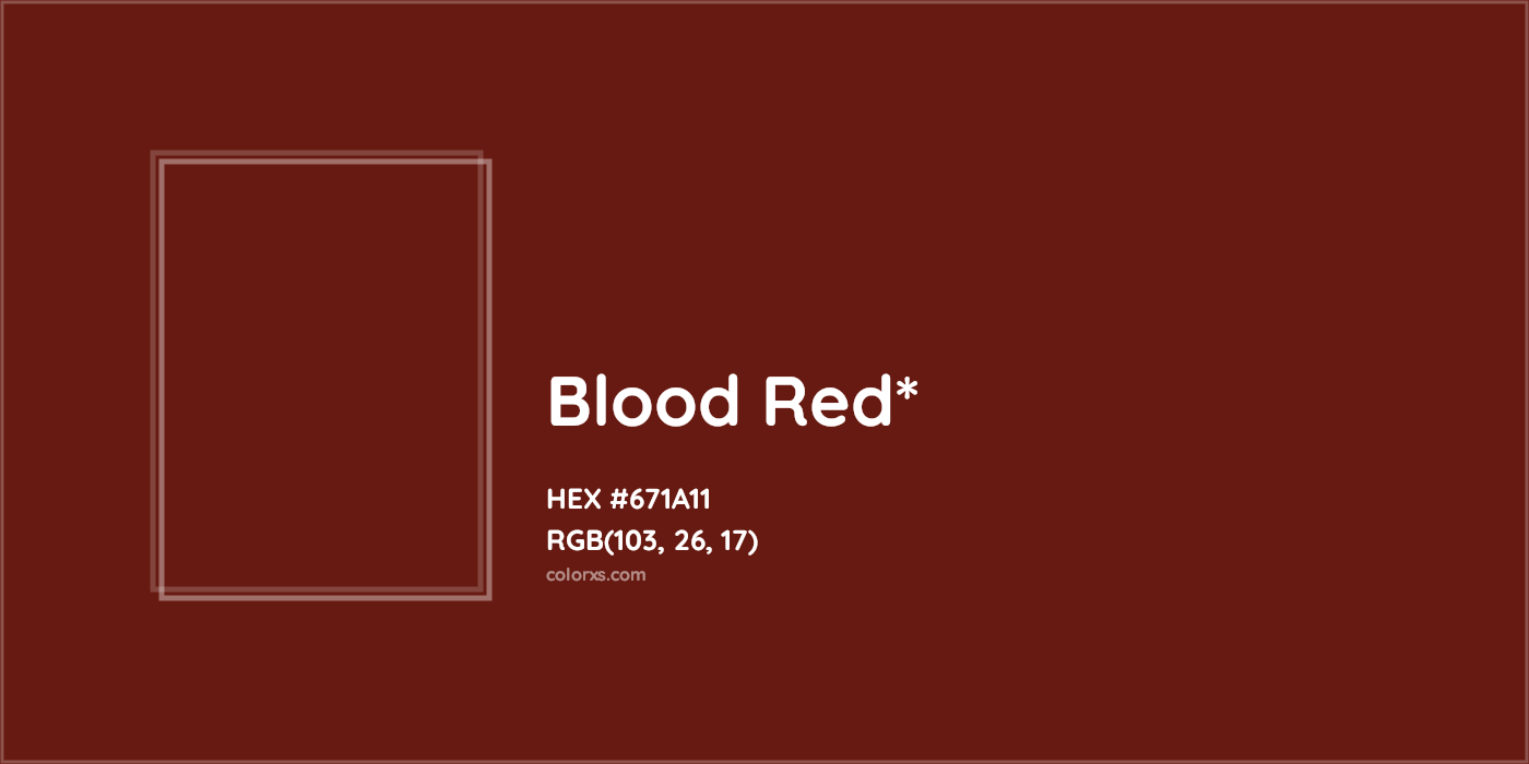 HEX #671A11 Color Name, Color Code, Palettes, Similar Paints, Images