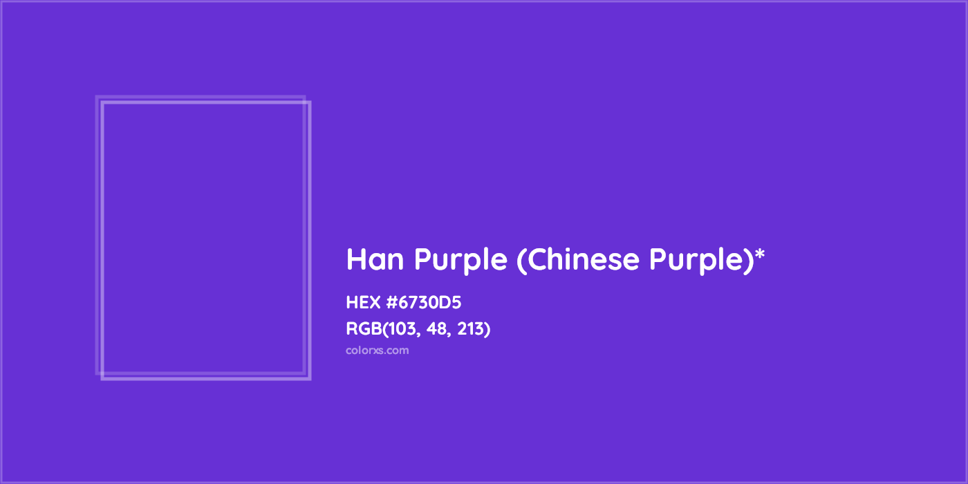 HEX #6730D5 Color Name, Color Code, Palettes, Similar Paints, Images