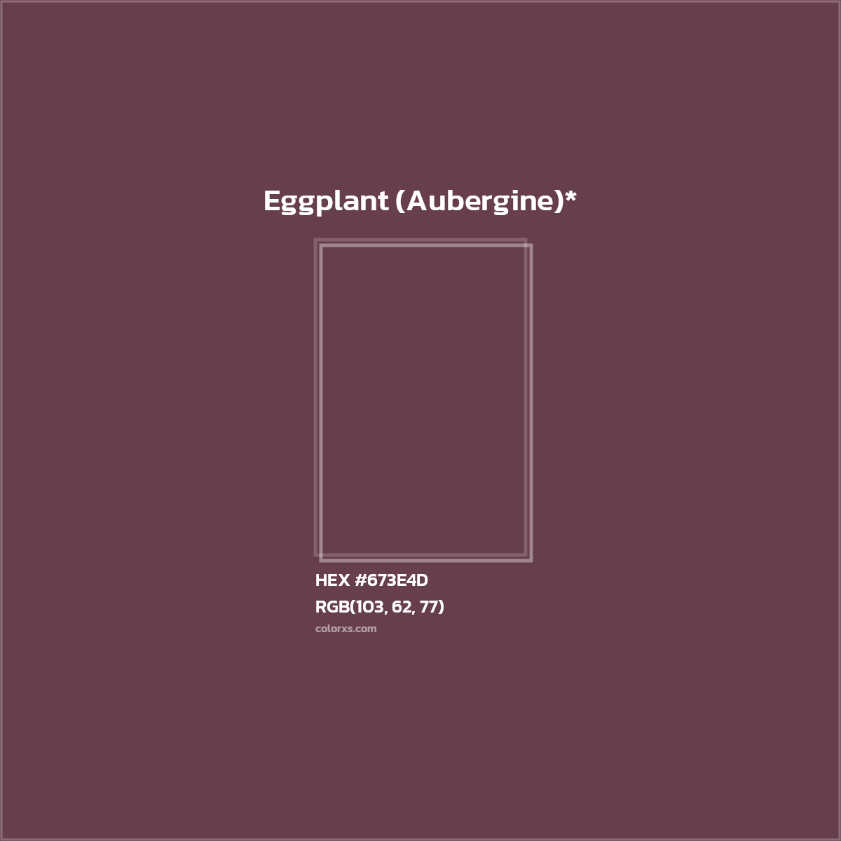 HEX #673E4D Color Name, Color Code, Palettes, Similar Paints, Images