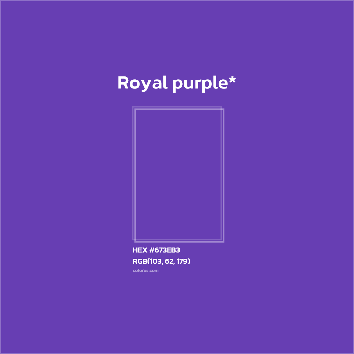 HEX #673EB3 Color Name, Color Code, Palettes, Similar Paints, Images