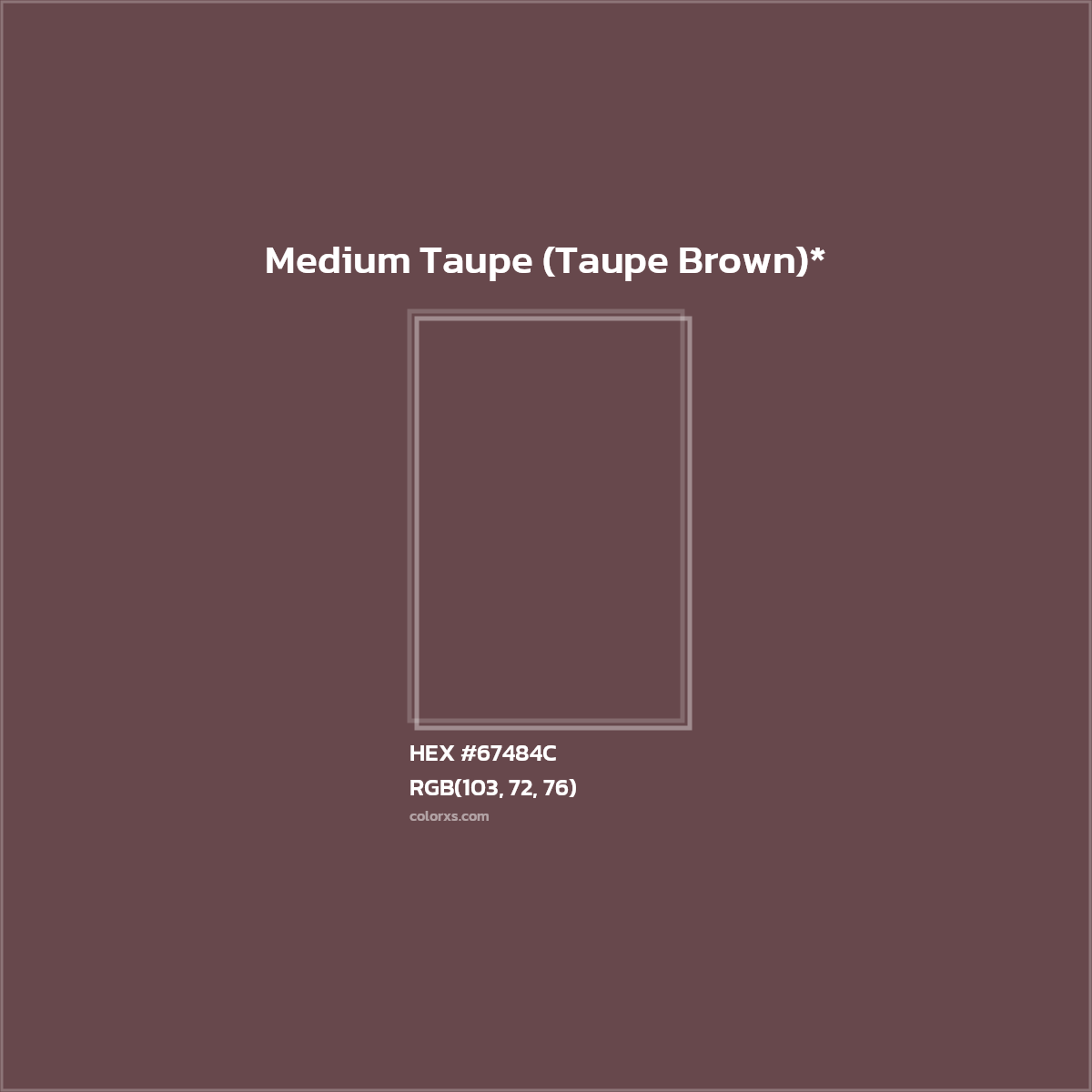 HEX #67484C Color Name, Color Code, Palettes, Similar Paints, Images