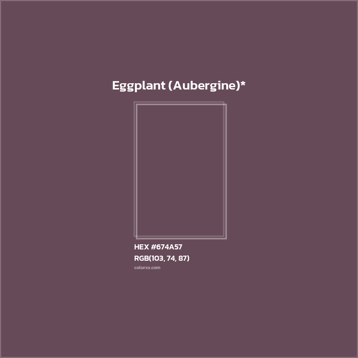 HEX #674A57 Color Name, Color Code, Palettes, Similar Paints, Images