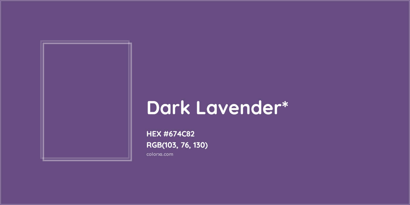 HEX #674C82 Color Name, Color Code, Palettes, Similar Paints, Images