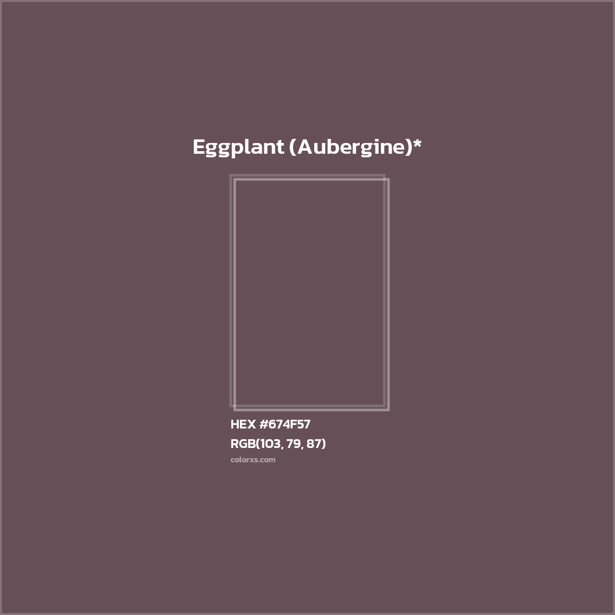 HEX #674F57 Color Name, Color Code, Palettes, Similar Paints, Images