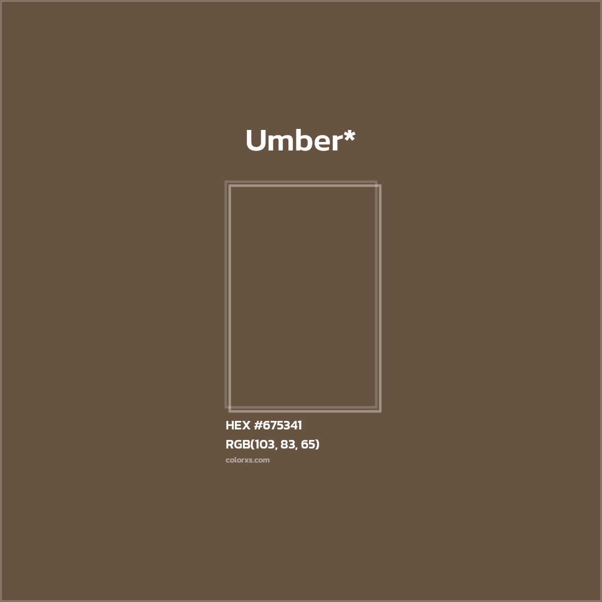 HEX #675341 Color Name, Color Code, Palettes, Similar Paints, Images