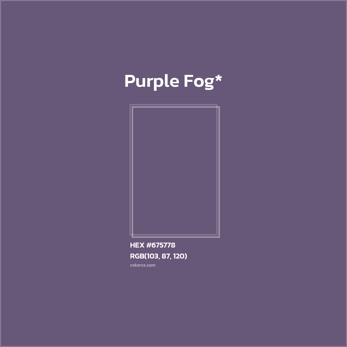 HEX #675778 Color Name, Color Code, Palettes, Similar Paints, Images
