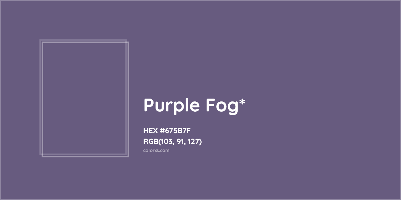 HEX #675B7F Color Name, Color Code, Palettes, Similar Paints, Images