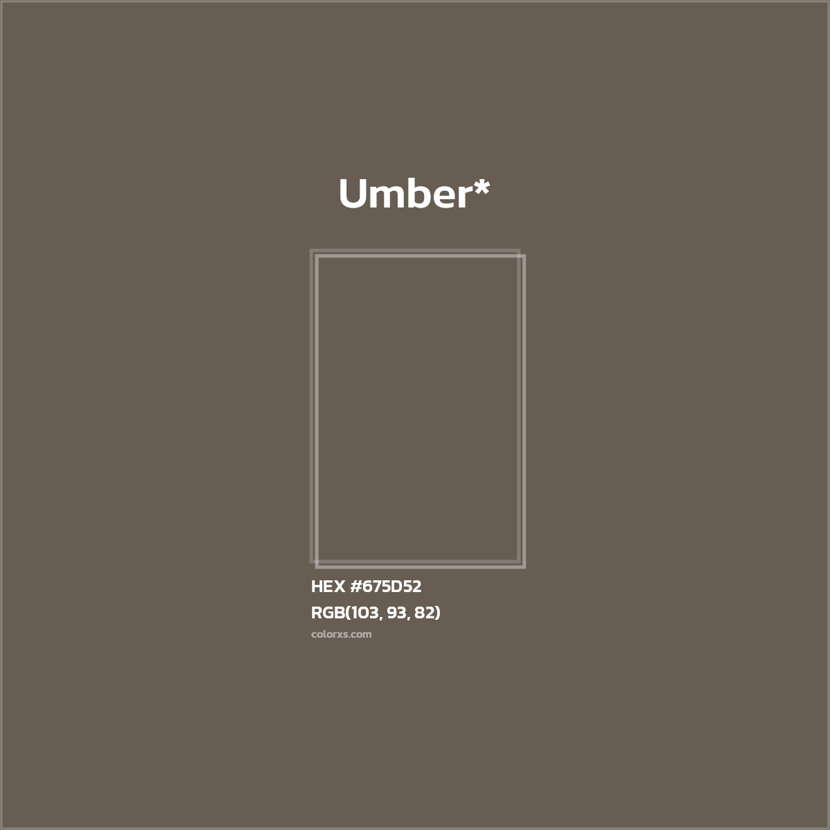 HEX #675D52 Color Name, Color Code, Palettes, Similar Paints, Images