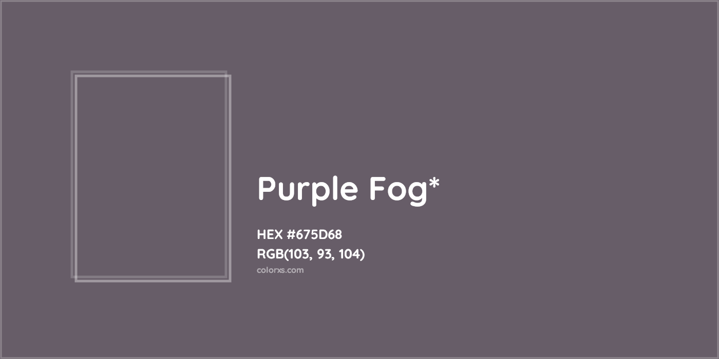 HEX #675D68 Color Name, Color Code, Palettes, Similar Paints, Images