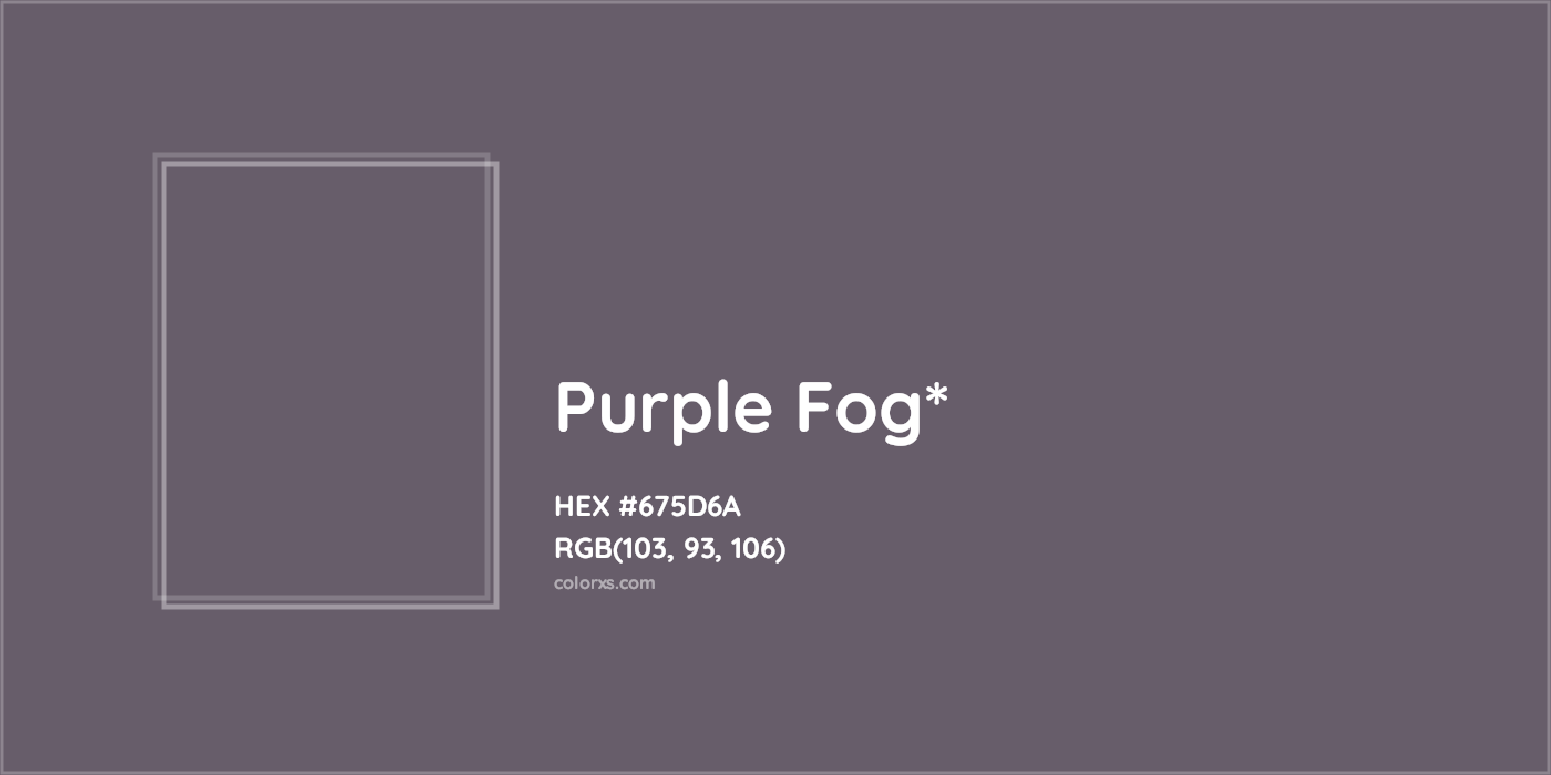 HEX #675D6A Color Name, Color Code, Palettes, Similar Paints, Images