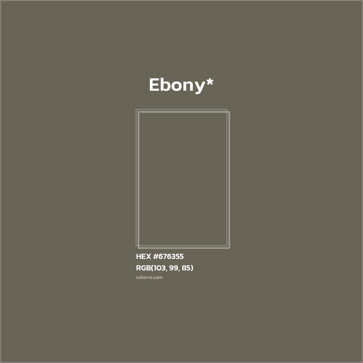 HEX #676355 Color Name, Color Code, Palettes, Similar Paints, Images