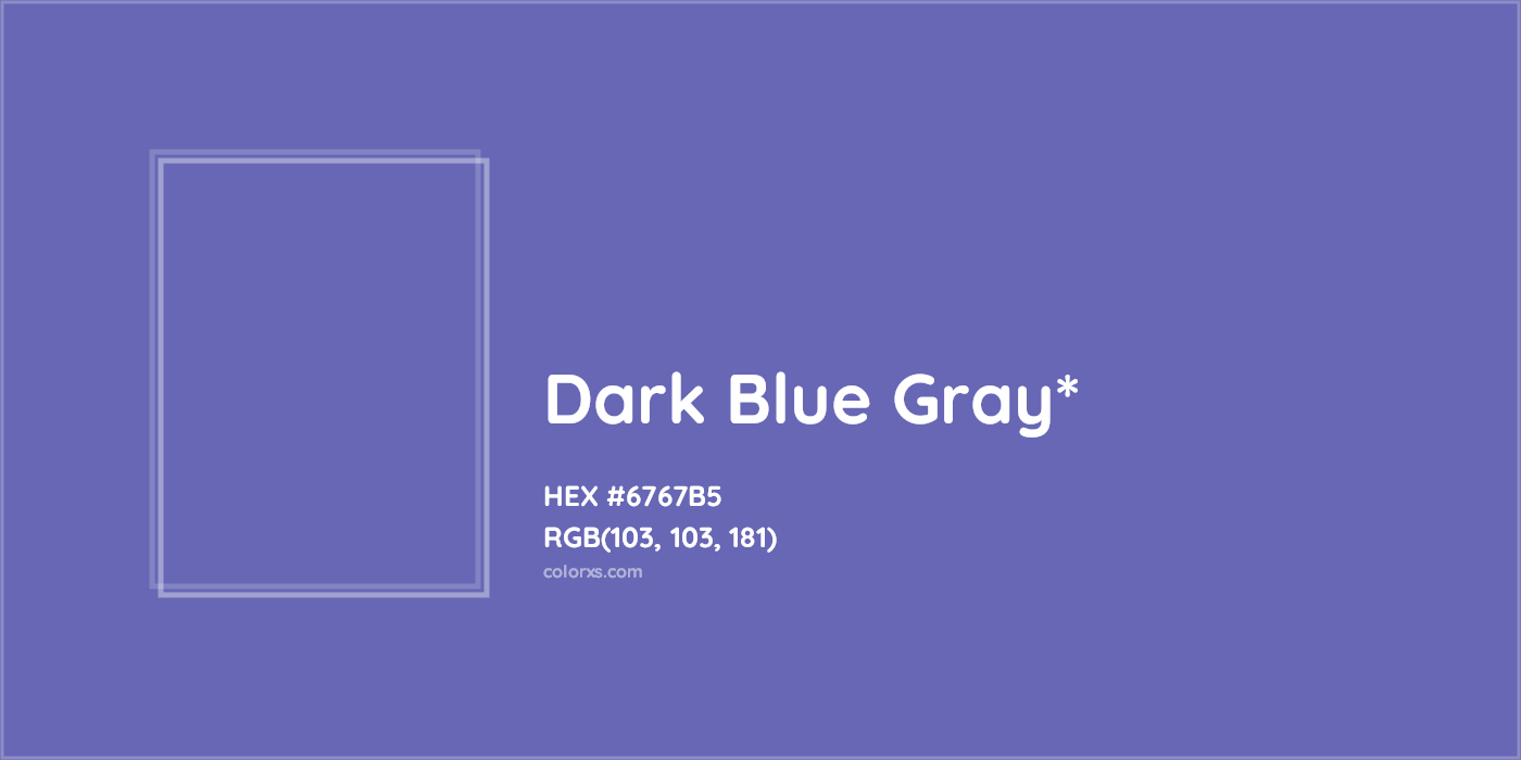 HEX #6767B5 Color Name, Color Code, Palettes, Similar Paints, Images