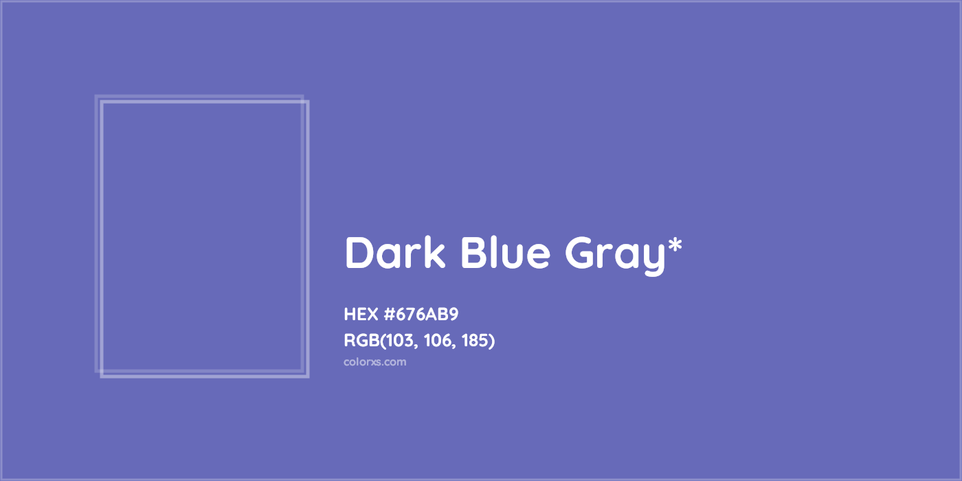 HEX #676AB9 Color Name, Color Code, Palettes, Similar Paints, Images