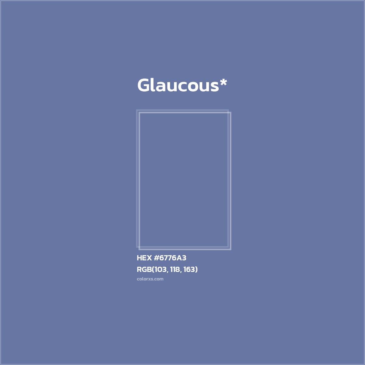 HEX #6776A3 Color Name, Color Code, Palettes, Similar Paints, Images