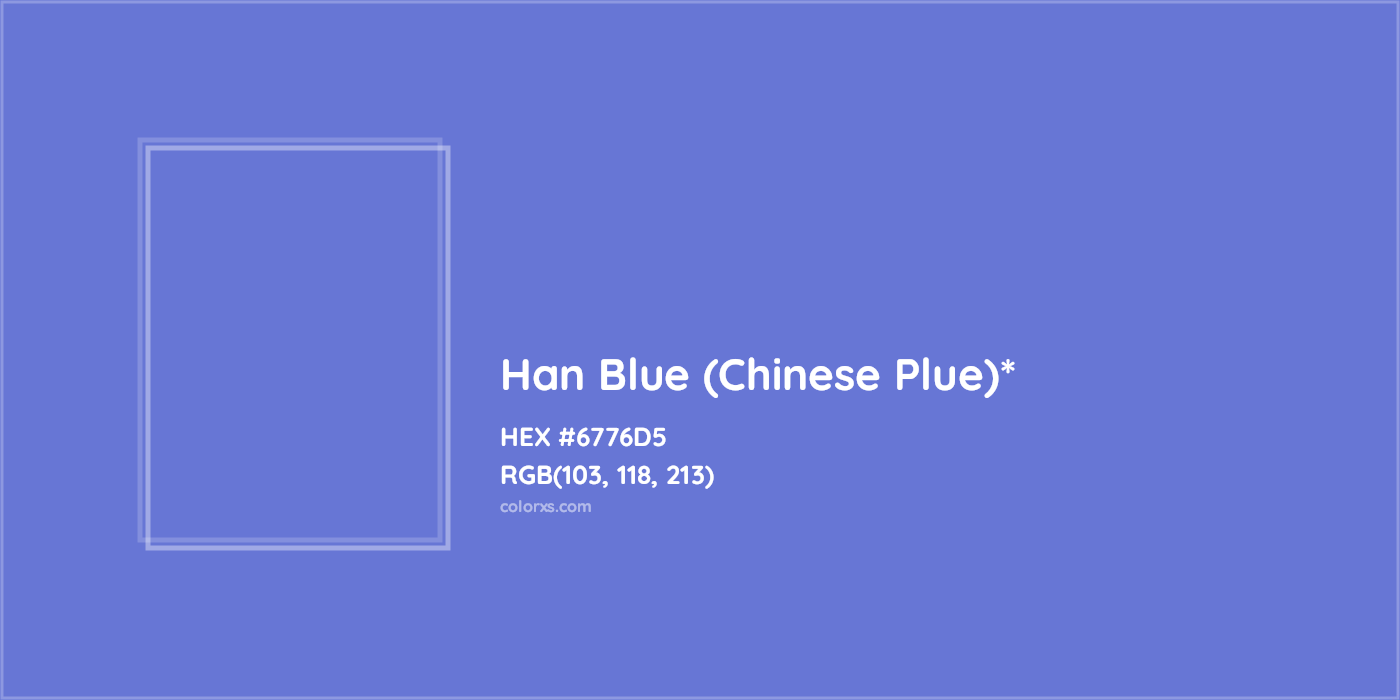 HEX #6776D5 Color Name, Color Code, Palettes, Similar Paints, Images