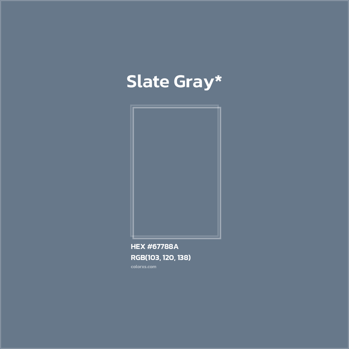 HEX #67788A Color Name, Color Code, Palettes, Similar Paints, Images