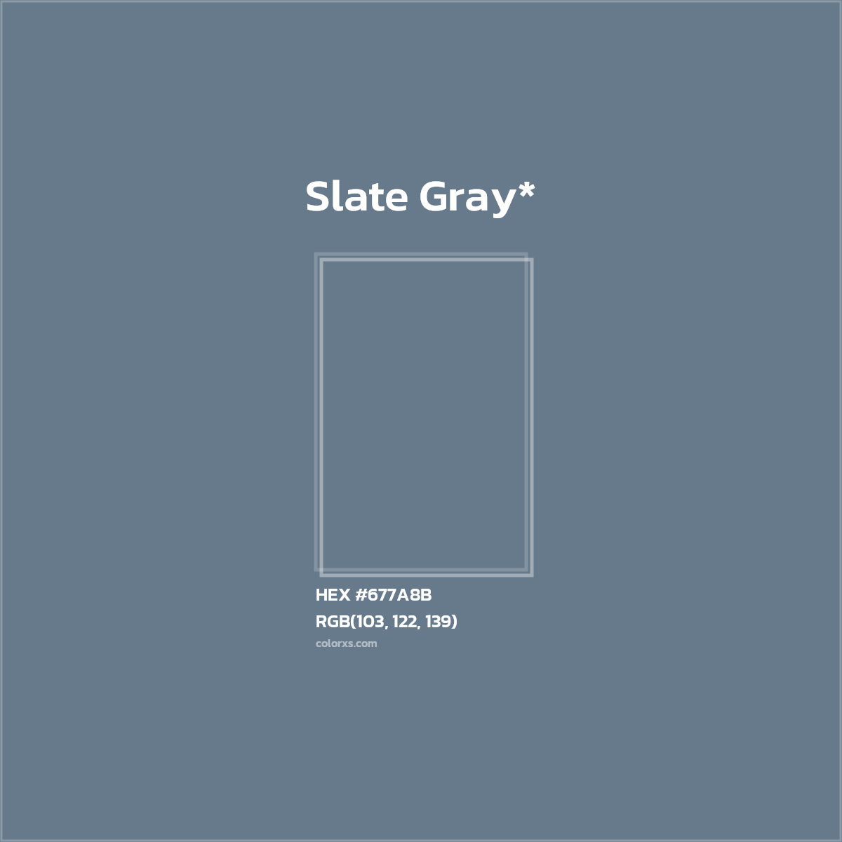 HEX #677A8B Color Name, Color Code, Palettes, Similar Paints, Images