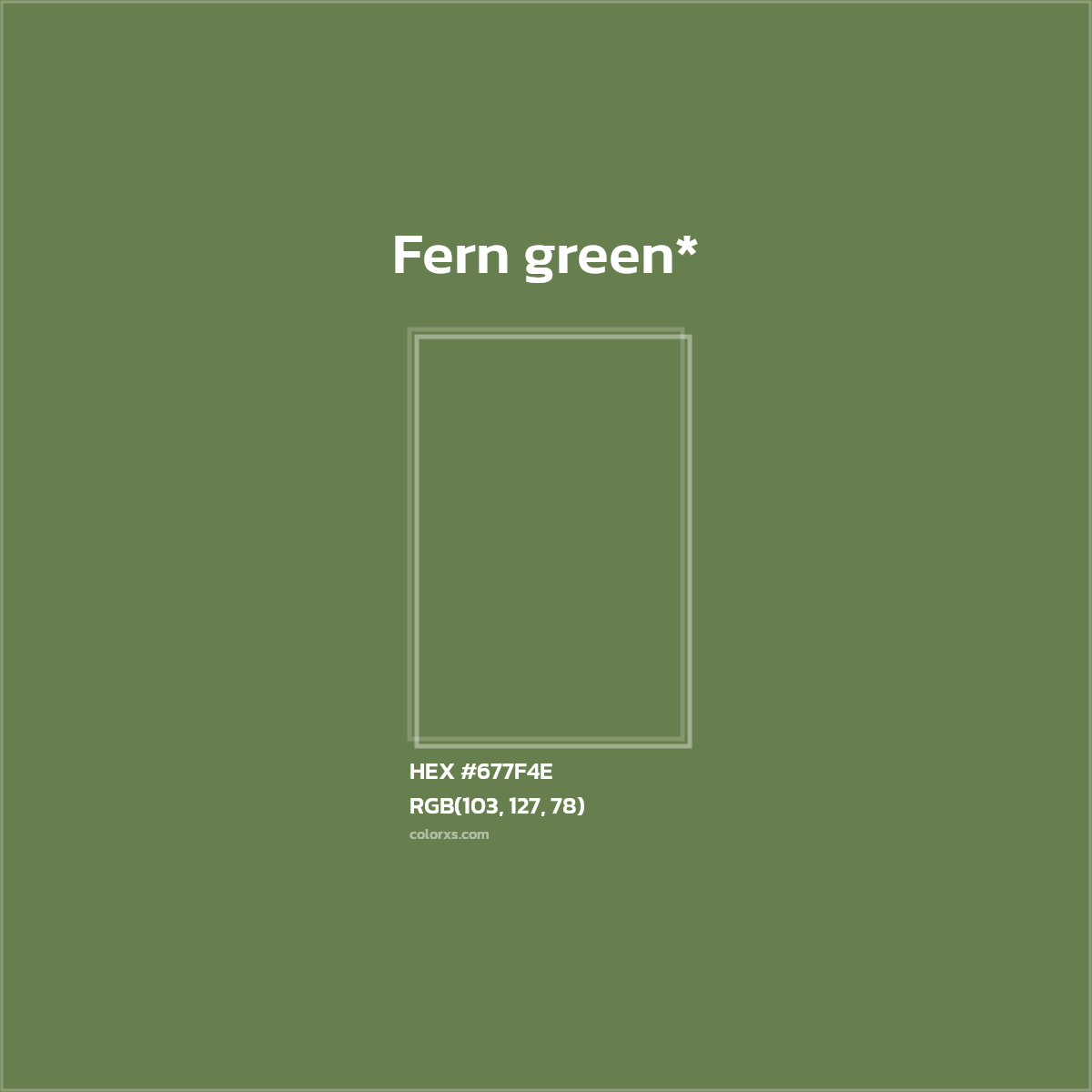 HEX #677F4E Color Name, Color Code, Palettes, Similar Paints, Images