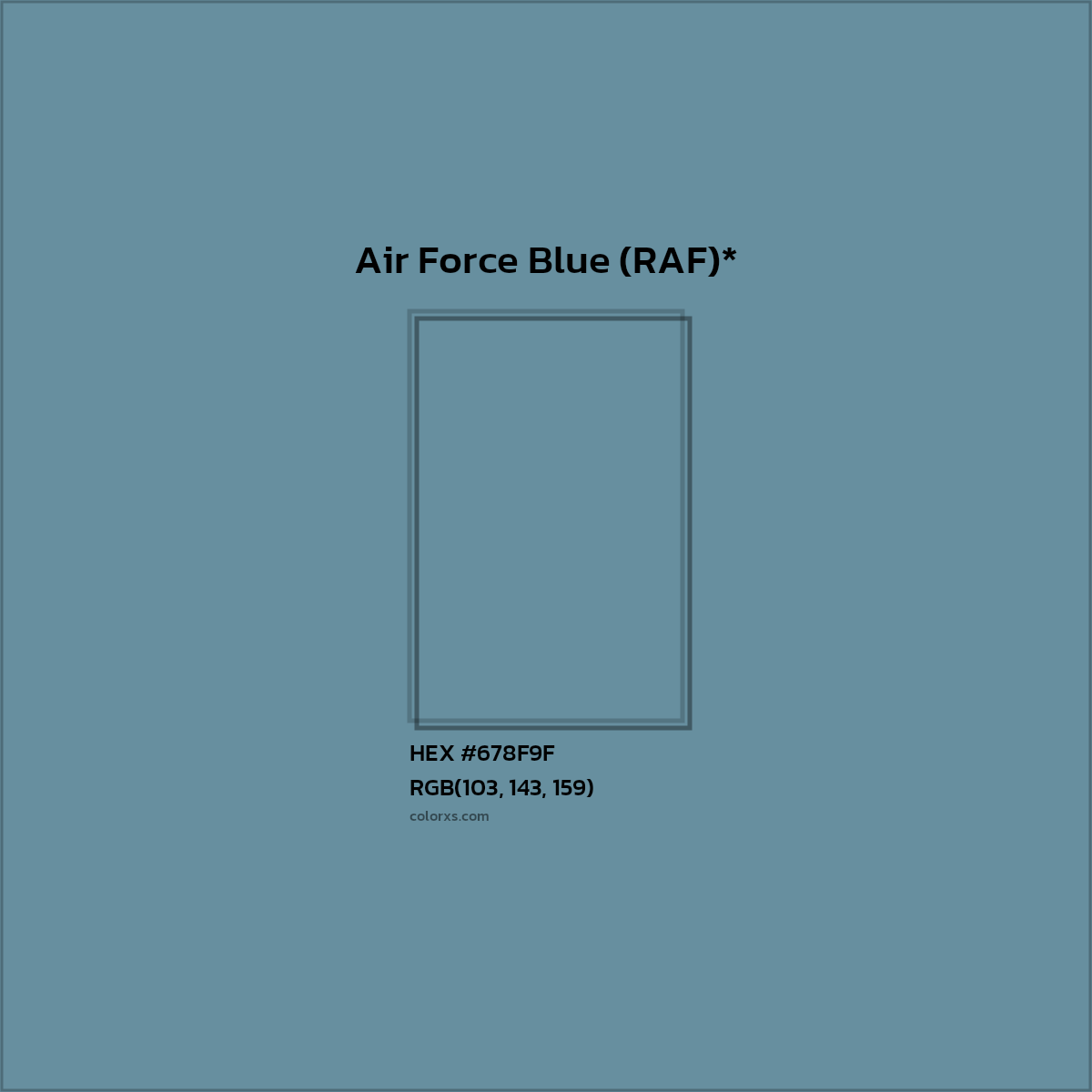 HEX #678F9F Color Name, Color Code, Palettes, Similar Paints, Images