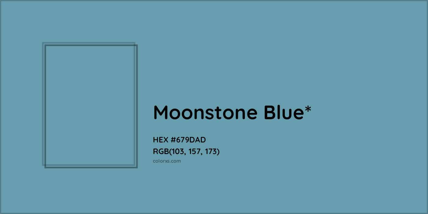 HEX #679DAD Color Name, Color Code, Palettes, Similar Paints, Images