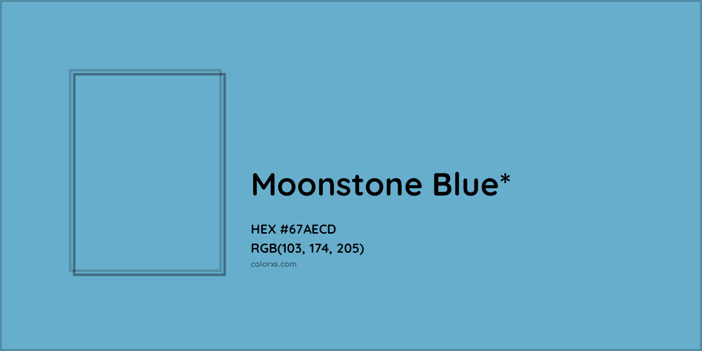 HEX #67AECD Color Name, Color Code, Palettes, Similar Paints, Images