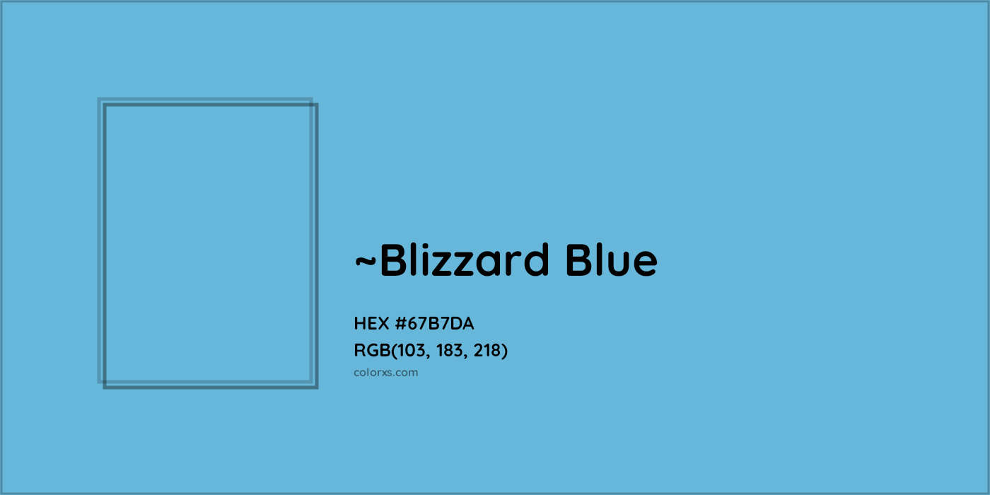 HEX #67B7DA Color Name, Color Code, Palettes, Similar Paints, Images