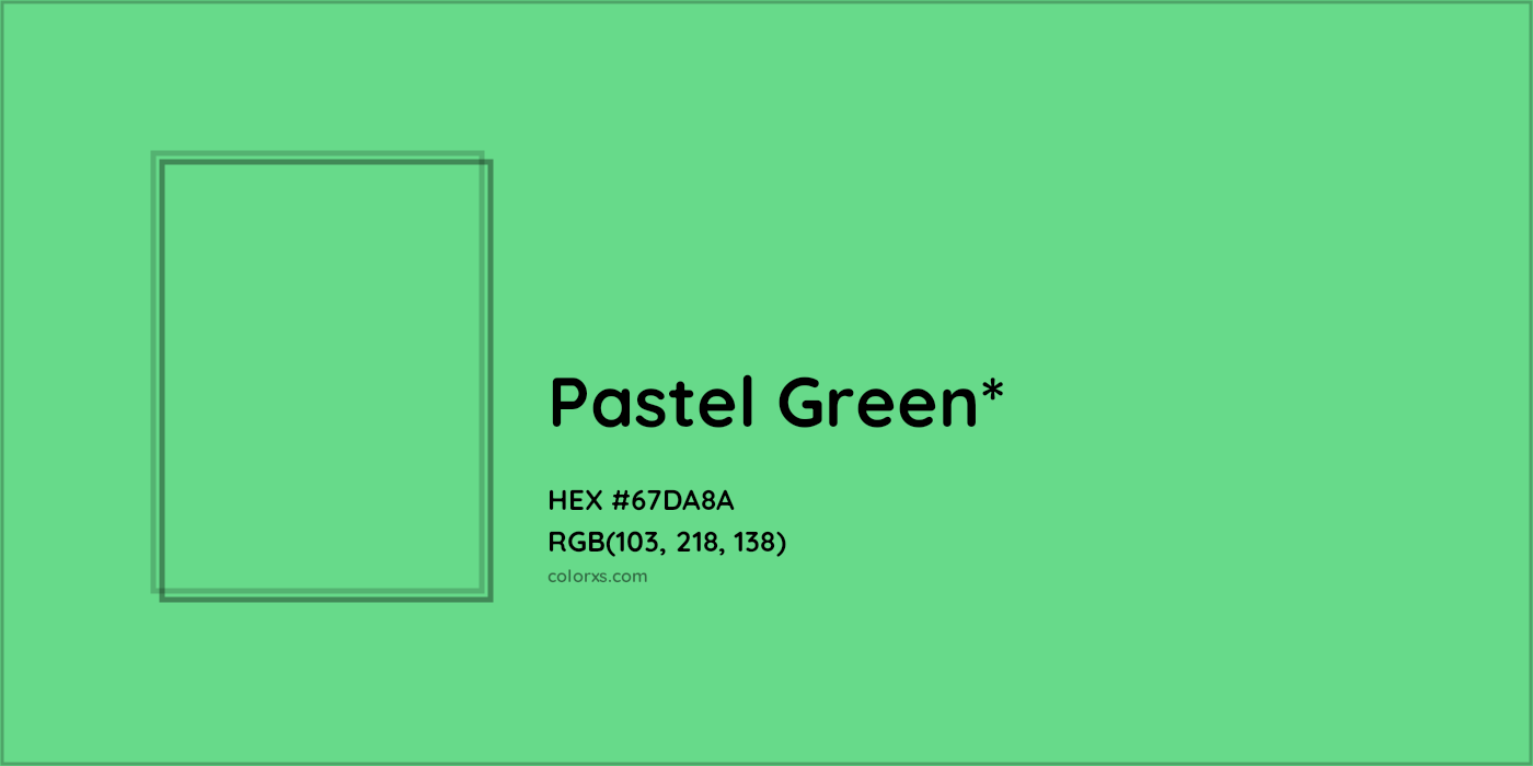 HEX #67DA8A Color Name, Color Code, Palettes, Similar Paints, Images