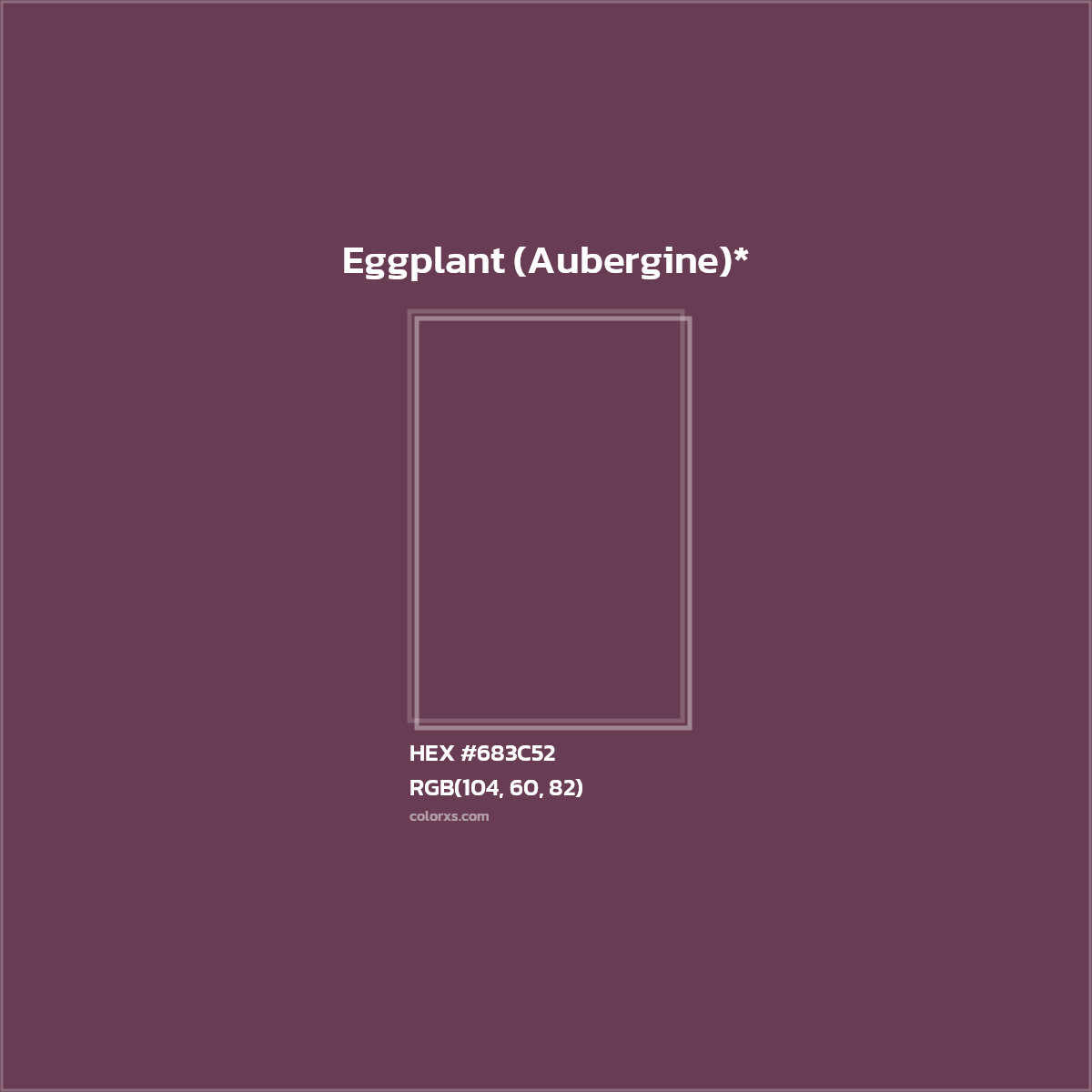 HEX #683C52 Color Name, Color Code, Palettes, Similar Paints, Images