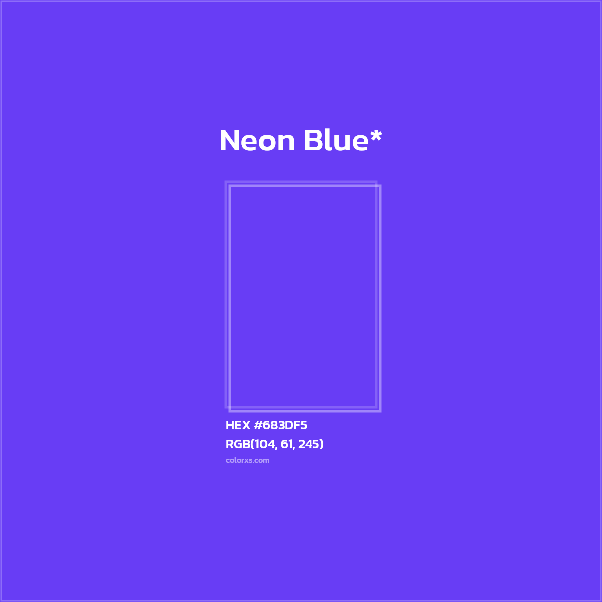 HEX #683DF5 Color Name, Color Code, Palettes, Similar Paints, Images