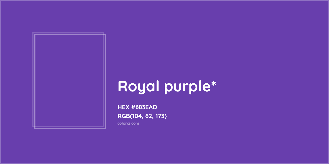 HEX #683EAD Color Name, Color Code, Palettes, Similar Paints, Images